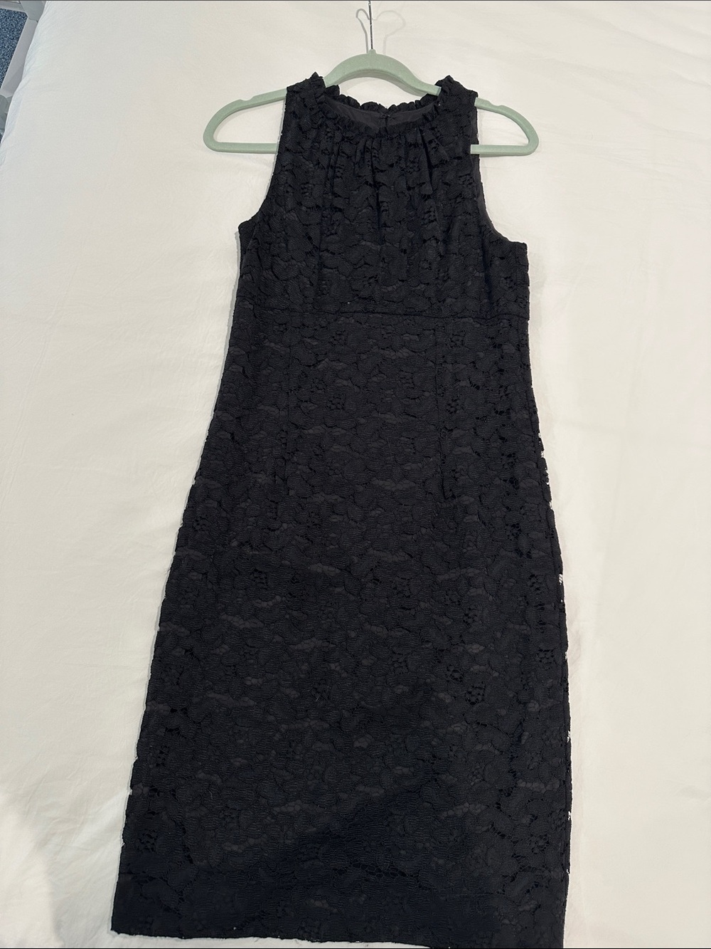 Trina Turk Black Sleeveless Lace Midi Dress